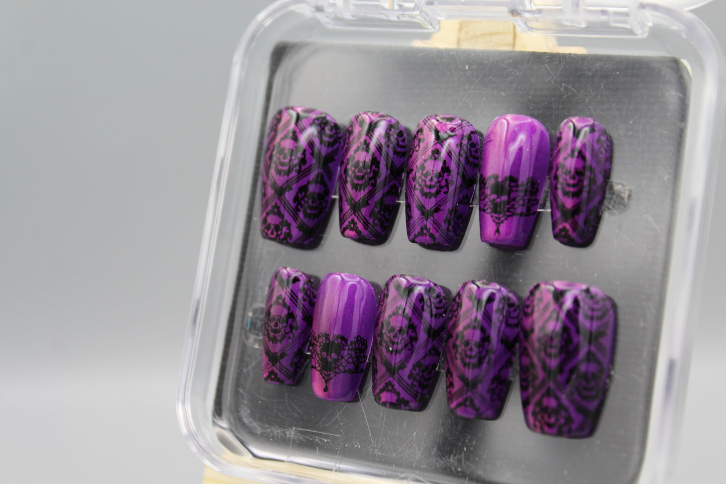 Purple Gothic Lace