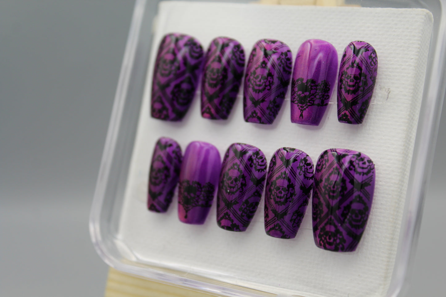 Purple Gothic Lace