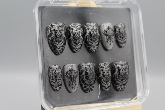 Silver Gothic Lace